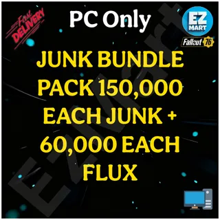 Junk Bundle Pack 150,000 Each Junk + 60,000 Each Flux