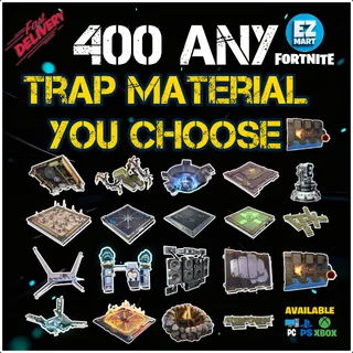400 Trap Materials (YOU CHOOSE!)