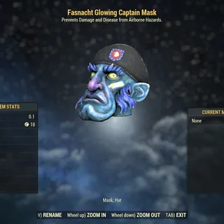 Glowing Captains mask (PC)