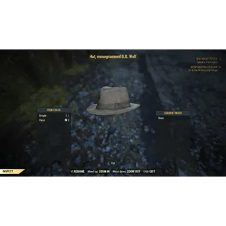 Hat Monogrammed B.B Wolf [PC]