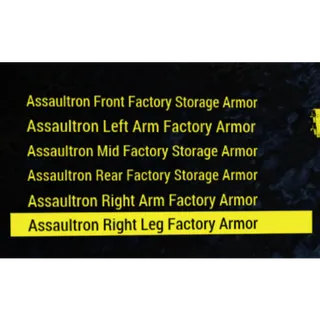 Assaultron 6x mod set [PC]