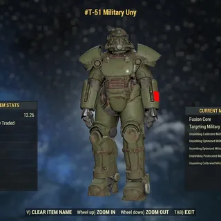 T-51 Military Unyielding (Ultra Rare)