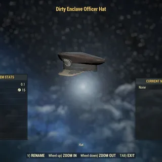 Dirty enclave hat (MEGA RARE Dev)
