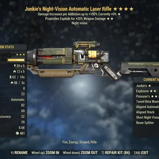 Poisoners Laser rifle (Injected)