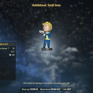 Small Guns Bobblehead x1000