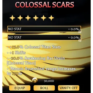 Colossal Scars
