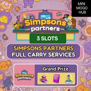3 SLOTS SIMPSONS PARTNER EVENT MONOPOLY GO 