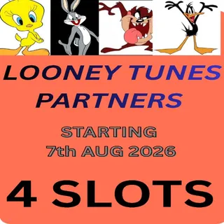 4 SLOTS LOONEY TUNES PARTNERS EVENT MONOPOLY GO 