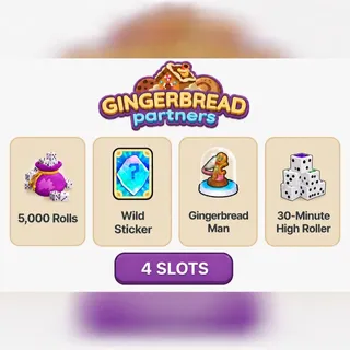 4 SLOT GINGERBREAD PARTNERS 