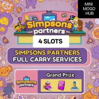 4 SLOT SIMPSONS PARTNER EVENT MONOPOLY GO 