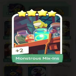 4 ⭐ MONSTROUS MIX-INS MONOPOLY GO 