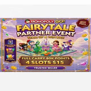 FAIRYTALE PARTNER EVENT 4 X SLOTS