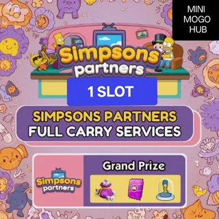 1 SLOT SIMPSONS PARTNER EVENT MONOPOLY GO 