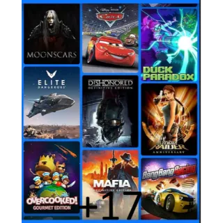 Bundle 17 GOG games ( Mafia definitive edition,Dishonere,overcooked 2 , Dredge..etc)