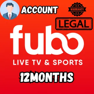 FUBO TV 12 MONTHS PLUS 3 MONTHS FREE