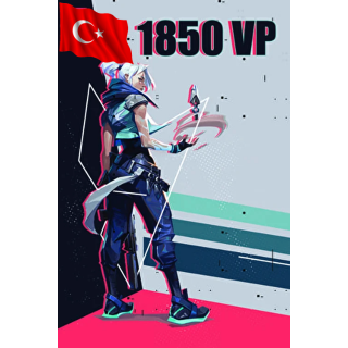 Valorant 1850 VP -Turkey Fast Delivery - Riot Points Gift Cards - Gameflip