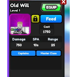 PURE OLD WILL all star tower defense