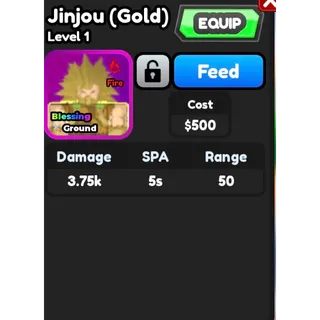 Pure jinjou gold
