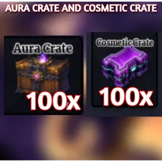 100x AURA CRATE + 100x COSMETIC CRATE SAILOR PIECE