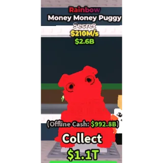 Rainbow Money Puggy 210m/s