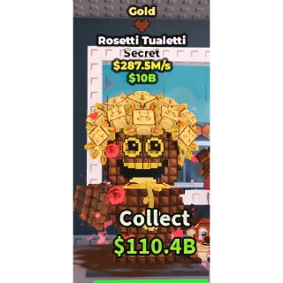 Rosetti tualetti gold