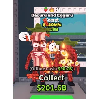 Bacuru and Egguru strawberry 420m/s