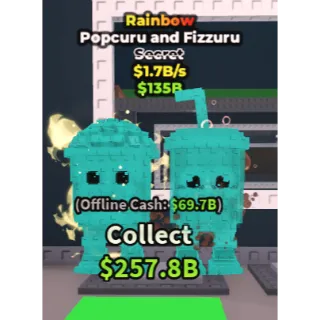 POPCURU AND FIZZURU rainbow  1.7b/s 