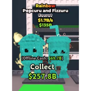 POPCURU AND FIZZURU rainbow  1.7b/s