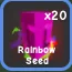 20x rainbow seed grow a garden 2
