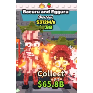 Bacuru and Egguru strawberry 312m/s