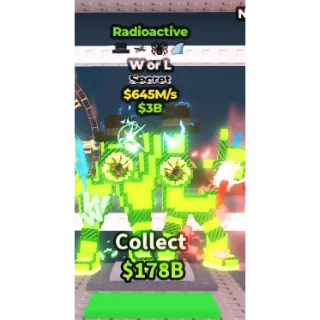 w or l Radioactive 645m/s