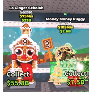 Money Money Puggy and La Ginger Sekolah