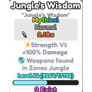 Jungle's Wisdom Mythical 2.1Qa