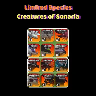 Limited Species Creatures of Sonaria