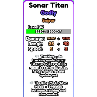 Sonar Titan STD