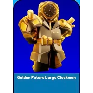 Golden Future Large Clockman
