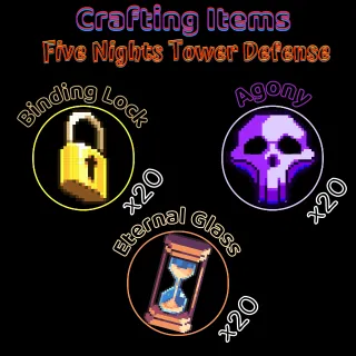 Crafting Items Five Nights TD