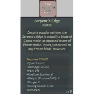 Serpents Edge 3 Star Pen