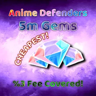 Anime Defenders Gems