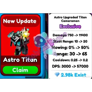 Astro Upgraded Titan Cameraman