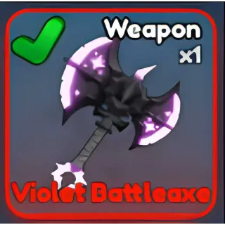 Elemental Dungeon Violet BattleAxe