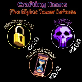 Crafting Items Five Nights TD