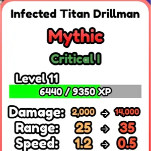 Infected Titan Drillman