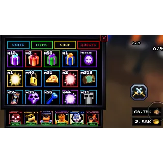 Inventory Five Nights Tower Defense