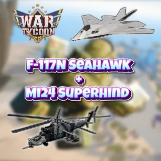 Mi24 Superhind + F117 Seahawk