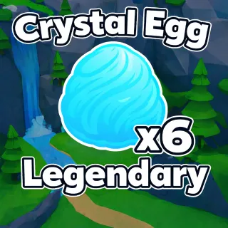 6x Crystal Egg