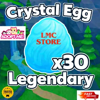 30x Crystal Egg