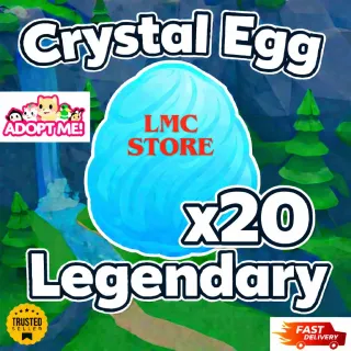 20x Crystal Egg