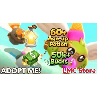 Adopt Me Account | 85+ Pots | 85k+ Bucks | 2.3M+ Candy Eggs