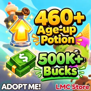 Adopt Me Account | 500K+ Bucks | 460+ Age-Up Potion
